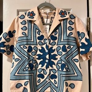 SEA New York Kaia Kaleidoscope Shirt XS